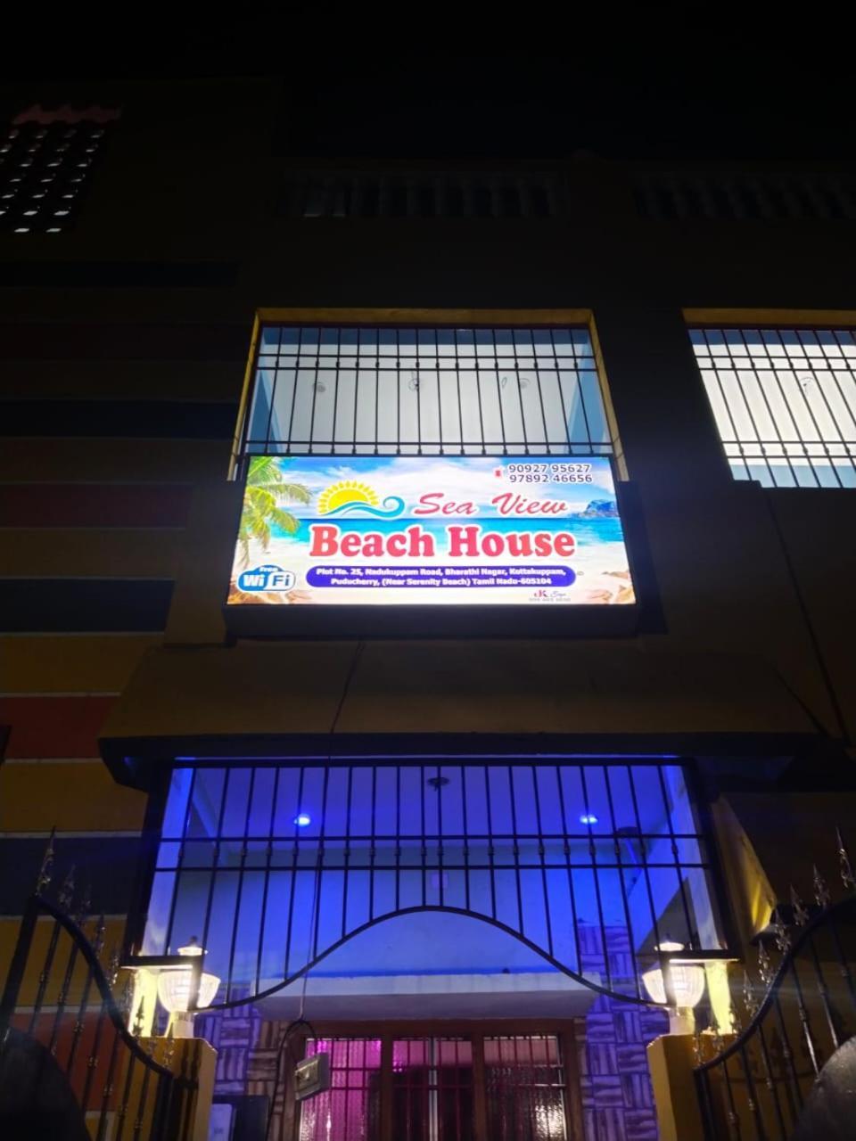 Sea View Beach House Pondicherry Bagian luar foto